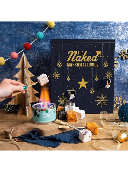 The Naked Marshmallow Co Gourmet Marshmallow Advent Calendar, 750g - view 2, Multi