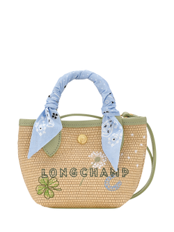 Longchamp Le Panier Pliage Basket Bag, Almond Green, Almond Green