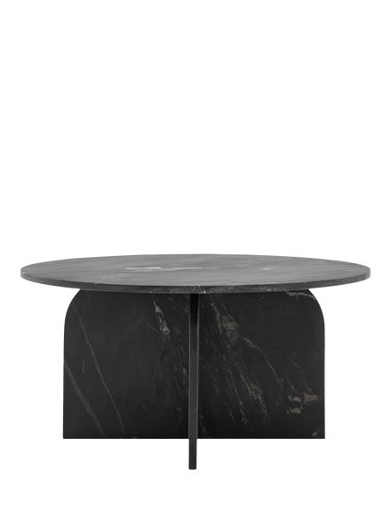Gallery Direct OUTLET Vermont Marble Coffee Table, Black