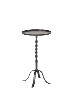 John Lewis OUTLET Forge Side Table, Black, Black