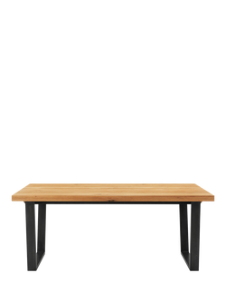 John Lewis OUTLET Calia 6-10 Seater Extending Dining Table, Solid Oak, Oak
