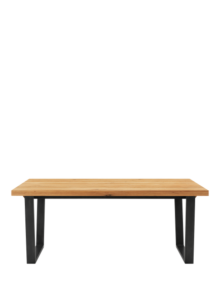 John Lewis OUTLET Calia 6-10 Seater Extending Dining Table, Solid Oak, Oak