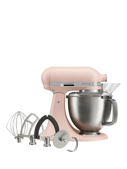 KitchenAid Artisan Plus Stand Food Mixer, 4.7L, Feather Pink - view 2, Feather Pink