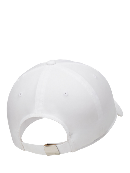 Nike Unstructured Club Cap, White - view 2, White/Metallic Silve