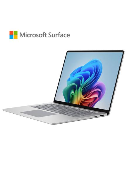 Microsoft Surface Laptop 15”, Copilot+ PC, QCM10 Qualcomm Snapdragon Processor, 16GB RAM, 512GB SSD, 15” PixelSense Display, Platinum - view 2, Platinum