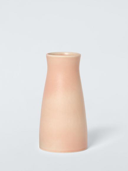 John Lewis The Colour Edit Stoneware Bottle Vase, H20.8cm, Deep Plaster