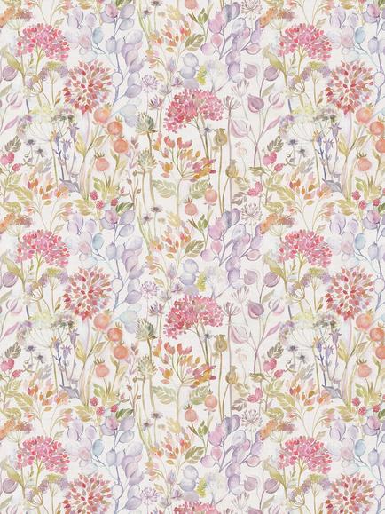 Voyage Country Hedgerow Furnishing Fabric - view 2, Autumn/Cream
