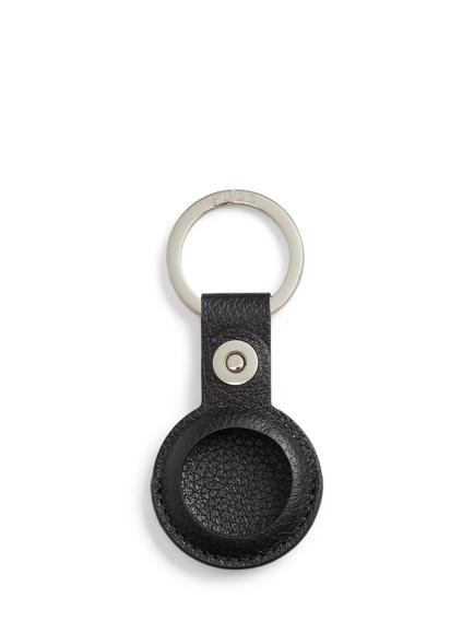 Ralph Lauren Leather Key Fob, Black Black - view 2, Black Black