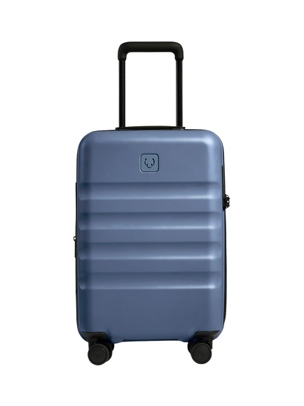 Antler Icon Stripe 55cm 4-Wheel Spinner Cabin Suitcase, 38L, Ocean Blue - view 2, Ocean Blue