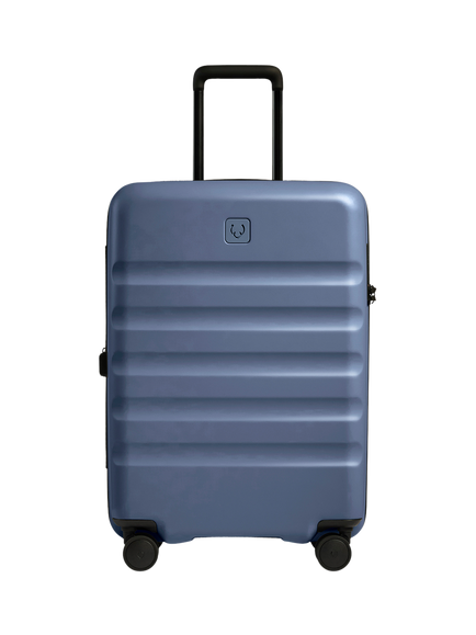 Antler Icon Stripe Medium 66cm 4-Wheel Spinner Suitcase, 81/89L, Ocean Blue - view 2, Ocean Blue