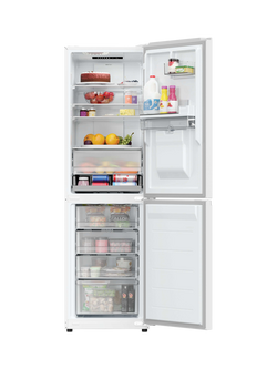 Hoover HONCQ3T518EWWK Freestanding 50/50 Fridge Freezer, White - view 2, White