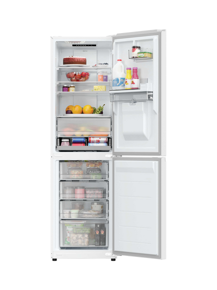 Hoover HONCQ3T518EWWK Freestanding 50/50 Fridge Freezer, White - view 2, White