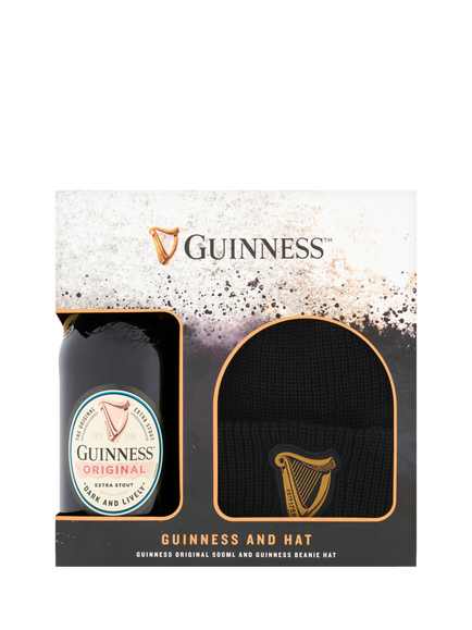 Guinness Original Stout with Hat Gift Set, 330ml, Multi