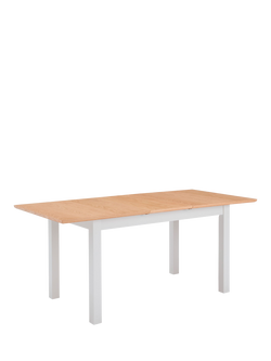 John Lewis OUTLET Wilton 4-6 Seater Extending Dining Table, Like New, Linen, Moonbeam