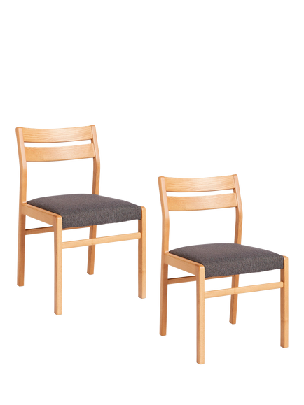 John Lewis OUTLET Poise Dining Chairs, Set of 2, Like New, Natural, FSC-Certified (Ash Wood), Natural Natural