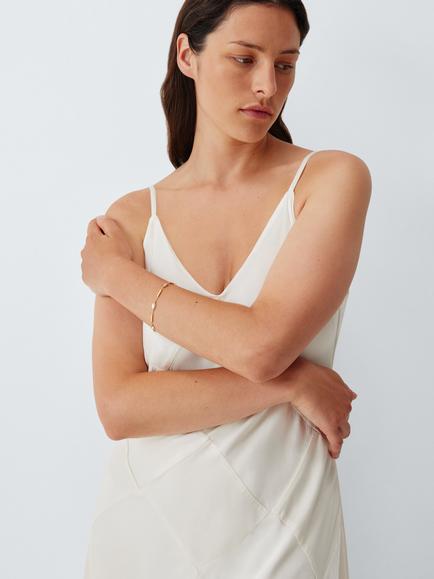 John Lewis Pearl and Stone Station Bracelet, Gold - view 2, Gold