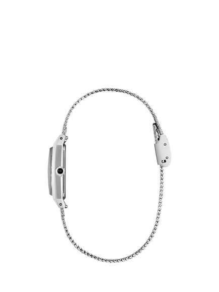 Citizen EG7120-51A Women's Fio Rectangular Mesh Strap Watch, Silver - view 2, White
