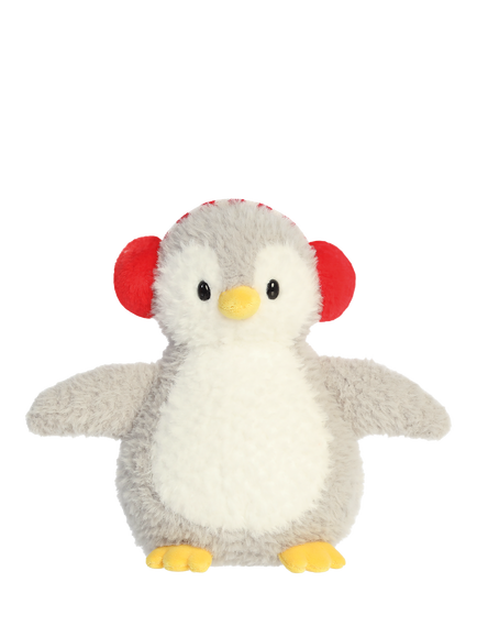 Aurora World Penguin Earmuffs Soft Toy, Multi