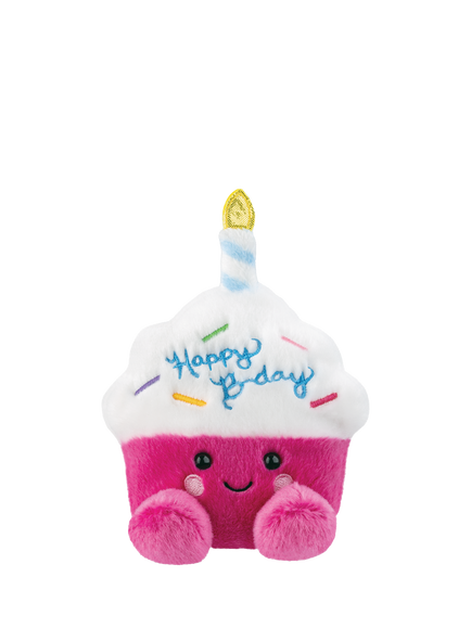 Palm Pals Sparkle Birthday Cupcake Soft Toy, Multi, Multi