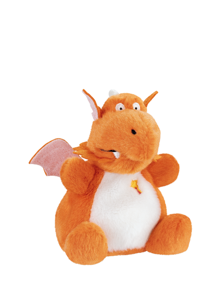 Julia Donaldson Palm Pals Zog Dragon Soft Toy, Orange - view 2, Multi