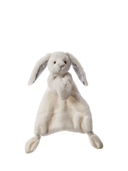 Mary Mayer Silky Bunny Lovey Soft Toy, White, Multi