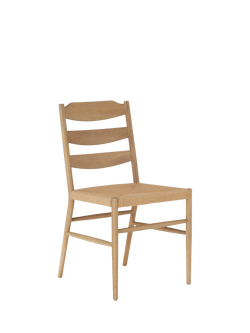 John Lewis OUTLET Reed Dining Chair, White Grain Oak, White Grain Oak