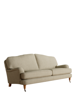 Laura Ashley OUTLET Lynden Large 3 Seater Sofa, Oak Leg, Like New, Anneliese Natural, Anneliese Natural