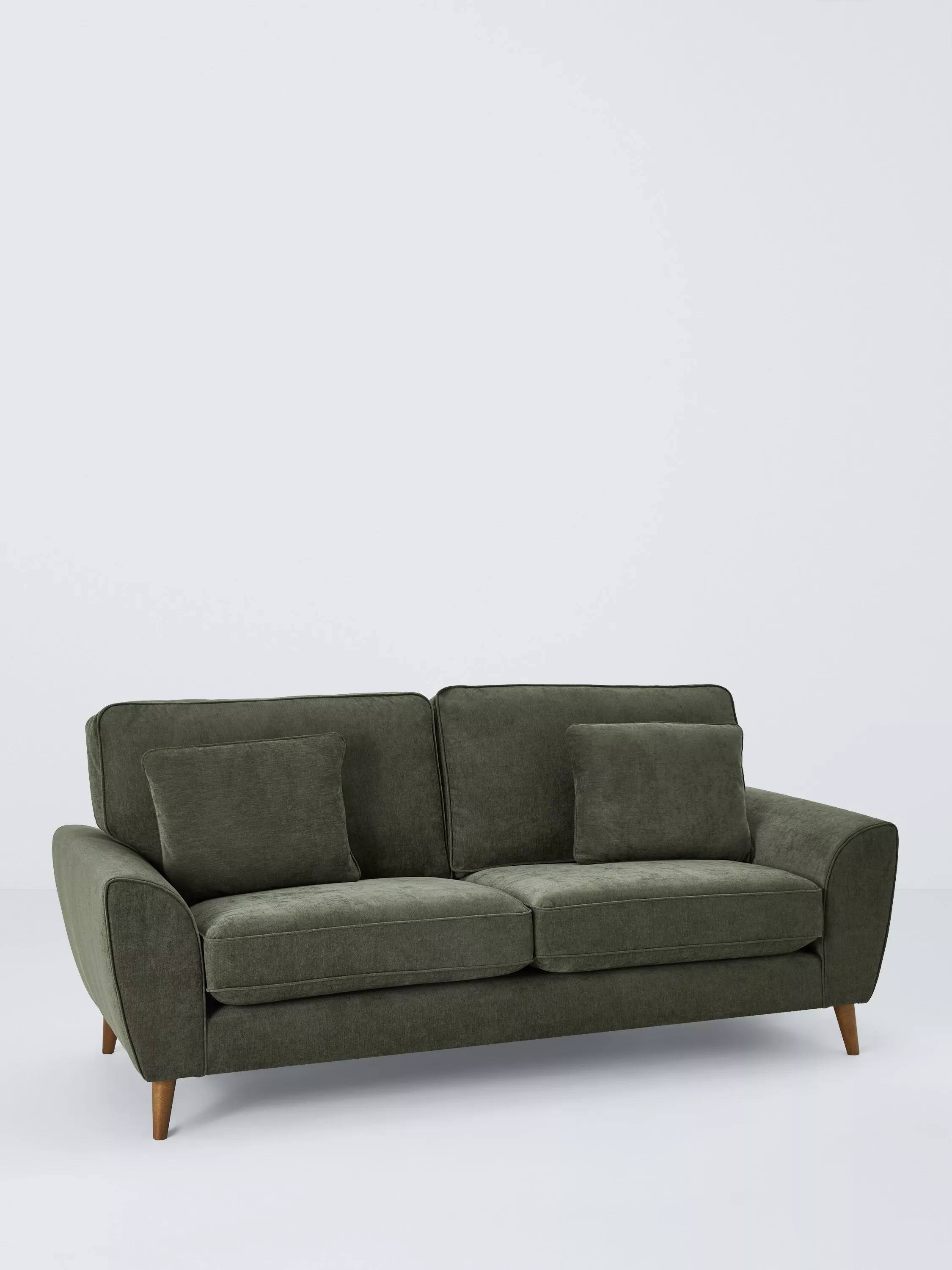 John Lewis Ambleside Large 3 Seater Sofa, Olive