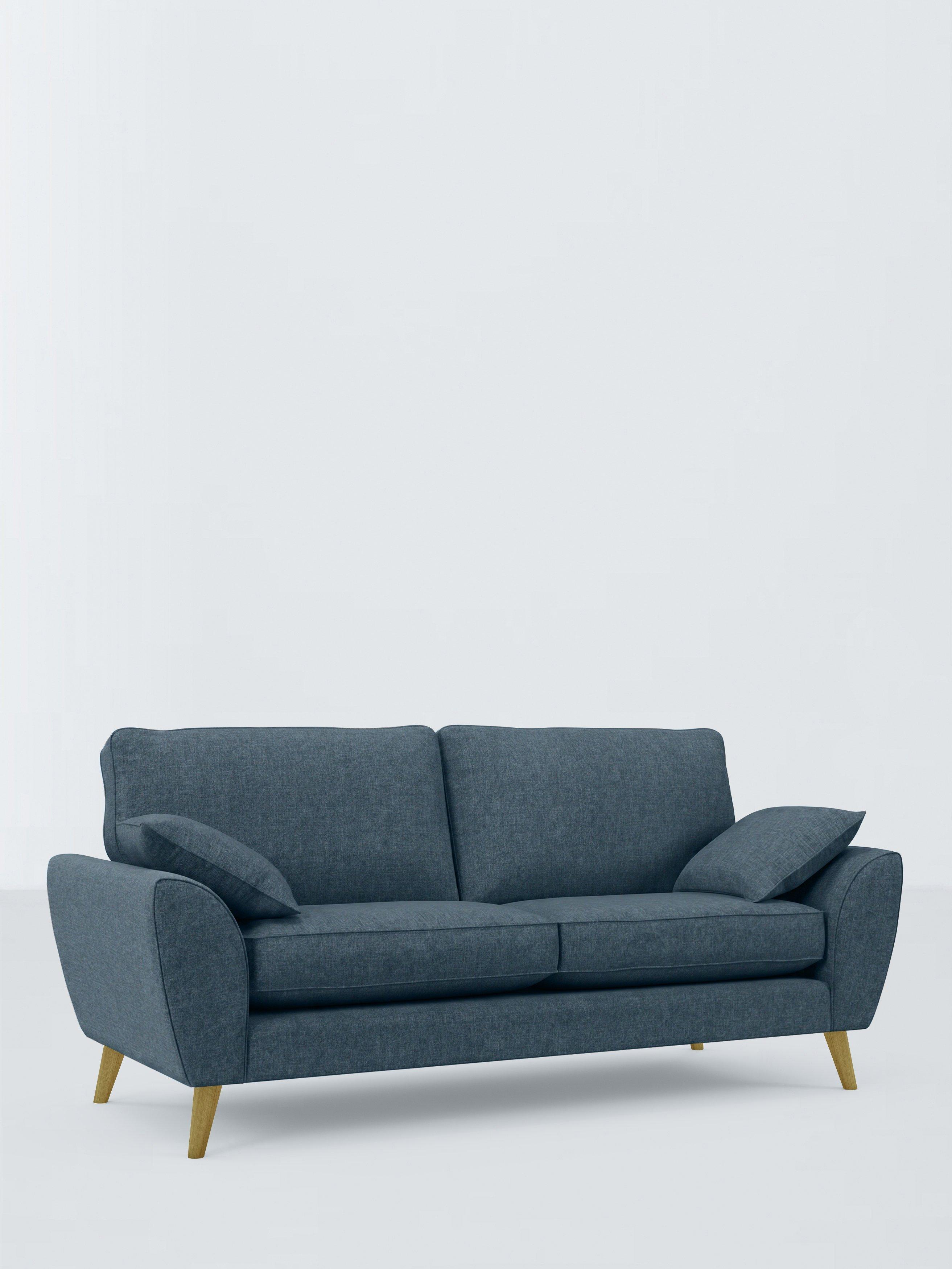 Ambleside Range, John Lewis Ambleside Large 3 Seater Sofa, Dark Pacific