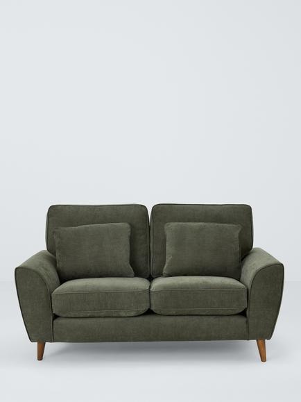 John Lewis Ambleside Small 2 Seater Sofa, Olive - view 2, Olive