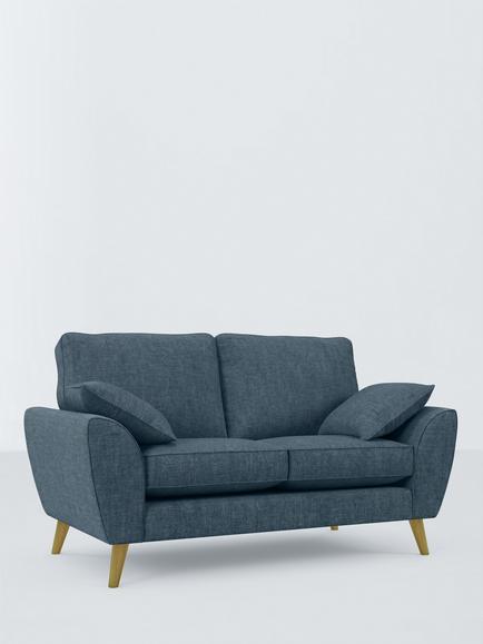 John Lewis Ambleside Small 2 Seater Sofa, Dark Pacific, Dark Pacific