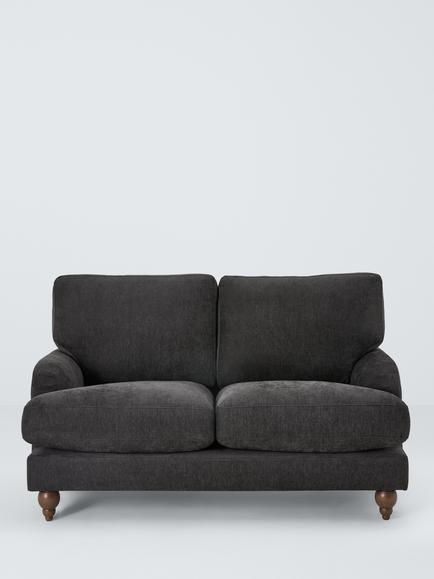 John Lewis Clover Small 2 Seater Sofa - view 2, Cocoa