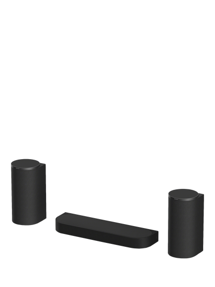 Sony Bravia Theatre Trio HT-A8 Wi-Fi Bluetooth Soundbar with 360 Spatial Sound Mapping, Dolby Atmos, DTS:X, & Wireless Speakers, Black, Black