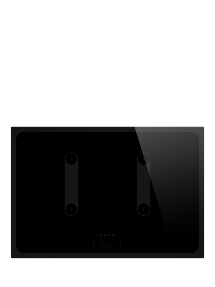 Smeg Musa SI2B22741D 75cm Induction Hob, Black, Black
