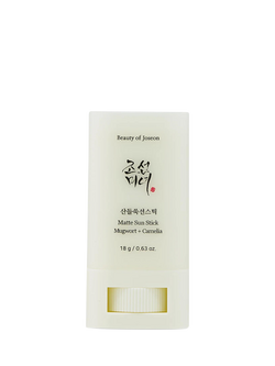 Beauty of Joseon Matte Sun Stick Mugwort & Camelia SPF 50+ PA++++, 18g, Clear