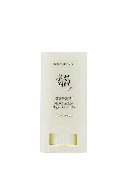 Beauty of Joseon Matte Sun Stick Mugwort & Camelia SPF 50+ PA++++, 18g, Clear