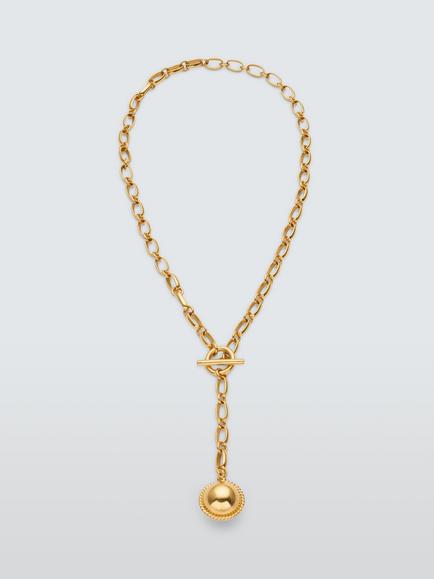 John Lewis PADUA Drop Pendant Necklace, Gold, Gold