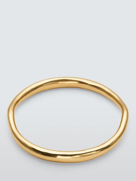 John Lewis PISA Bangle, Gold, Gold