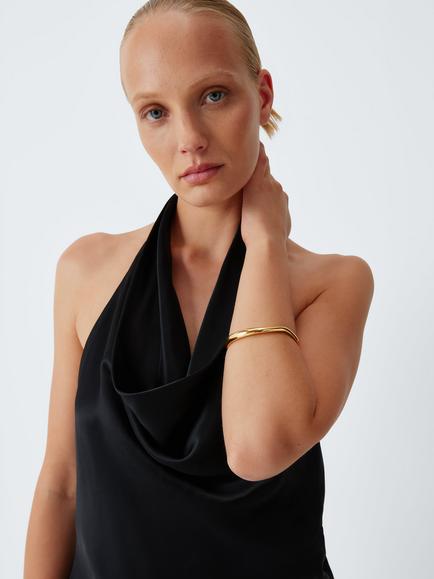 John Lewis PISA Bangle, Gold - view 2, Gold