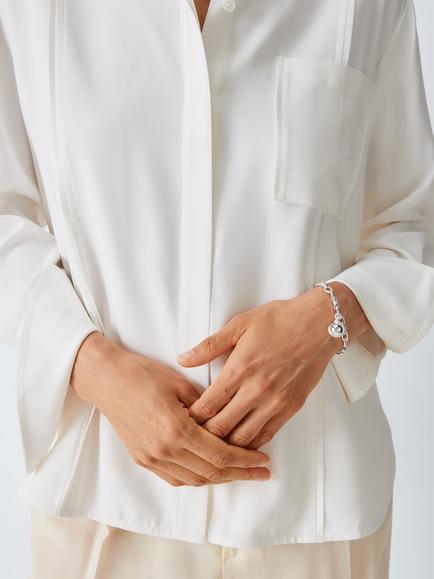 John Lewis TRIESTE Pendant Bracelet, Silver - view 2, Silver