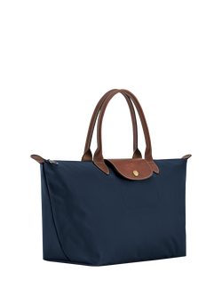 Longchamp Le Pliage Original Large Handbag, Navy - view 2, Navy