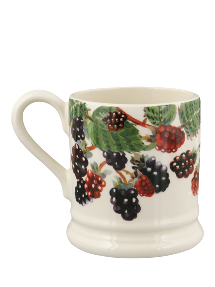 Emma Bridgewater Blackberry Half Pint Earthenware Mug, 300ml - view 2, Multi
