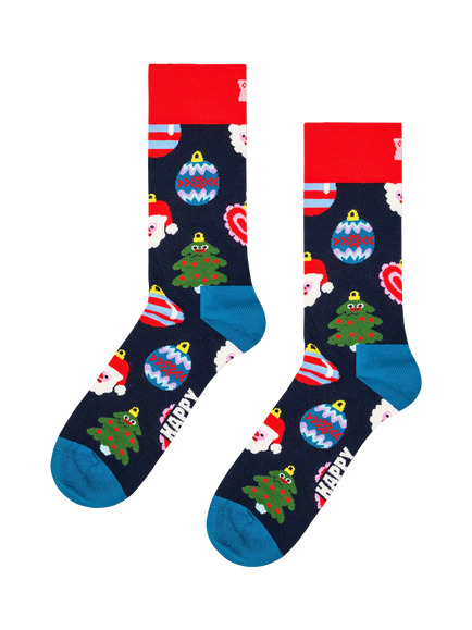 Happy Socks Advent Calendar Gift Set, Pack of 24, Navy - view 2, Navy
