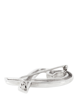 Pre-loved Tiffany & Co. Sterling Silver Paloma Picasso Loving Heart Brooch - view 2, Silver