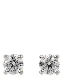 Pre-loved Tiffany & Co. Brilliant Cut Diamond Platinum Stud Earrings, Platinum