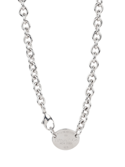 Pre-loved Tiffany & Co. Sterling Silver Return to Tiffany Necklace, Silver