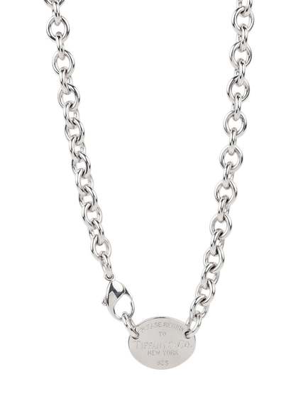 Pre-loved Tiffany & Co. Sterling Silver Return to Tiffany Necklace, Silver