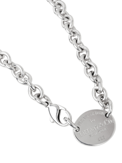Pre-loved Tiffany & Co. Sterling Silver Return to Tiffany Necklace - view 2, Silver