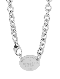 Pre-loved Tiffany & Co. Sterling Silver Return to Tiffany Necklace, Silver