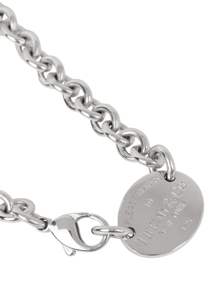 Pre-loved Tiffany & Co. Sterling Silver Return to Tiffany Necklace - view 2, Silver